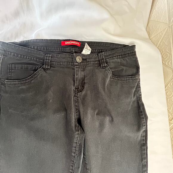 UNION BAY Unionbay Size 15 Black Jeans Women's Teens Stretch boot cut Vietnam - Picture 11 of 14